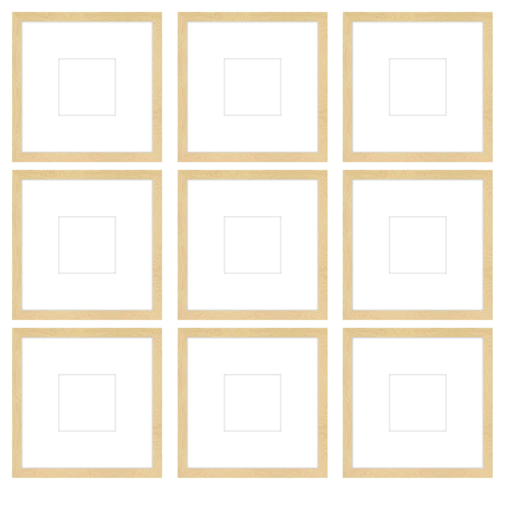 Gallery Wall - The Grids #G905 Darby / Sand Gallery Walls Made Easy