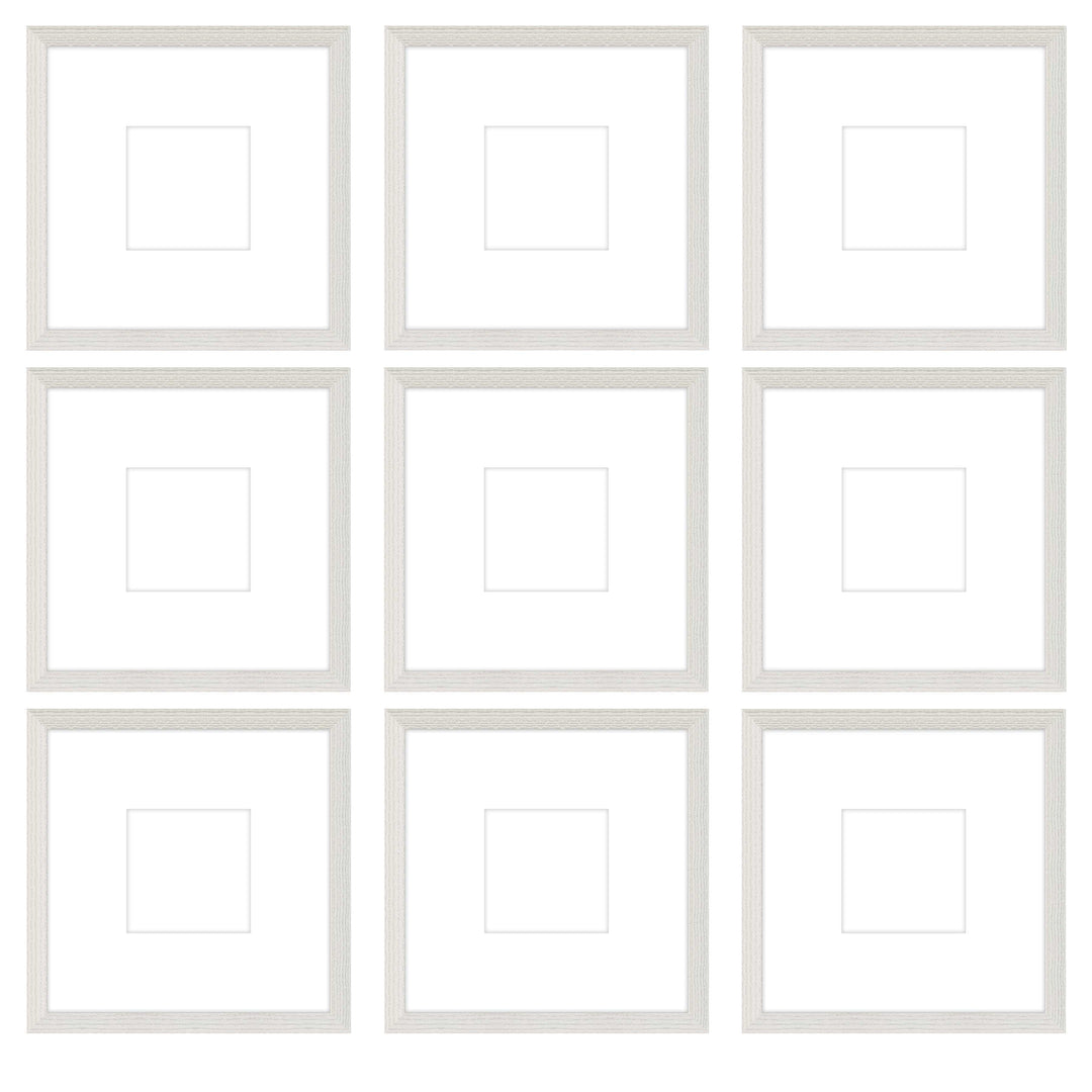 Gallery Wall - The Grids #G905 Darby / White Wash Gallery Walls Made Easy