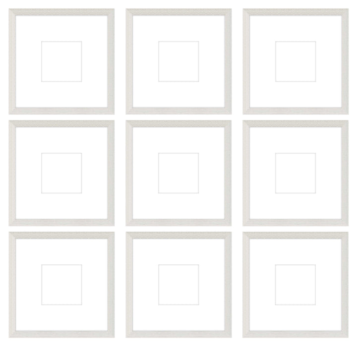 Gallery Wall - The Grids #G905 Darby / White Wash Gallery Walls Made Easy