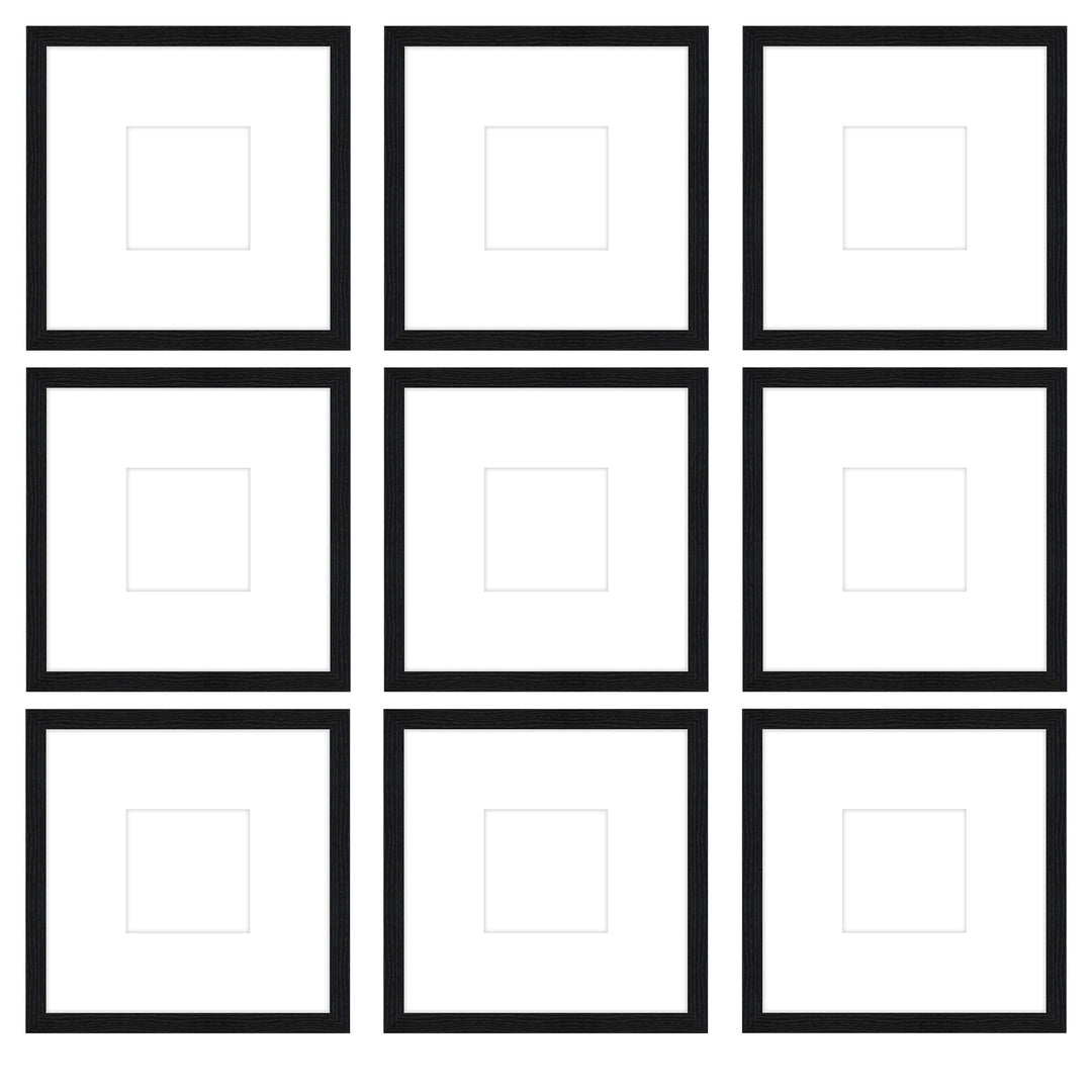 Gallery Wall - The Grids #G905 Jensen / Black Grain Gallery Walls Made Easy
