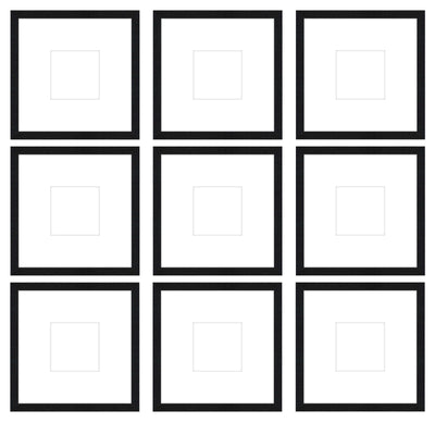 Gallery Wall - The Grids #G905 Jensen / Black Grain Gallery Walls Made Easy