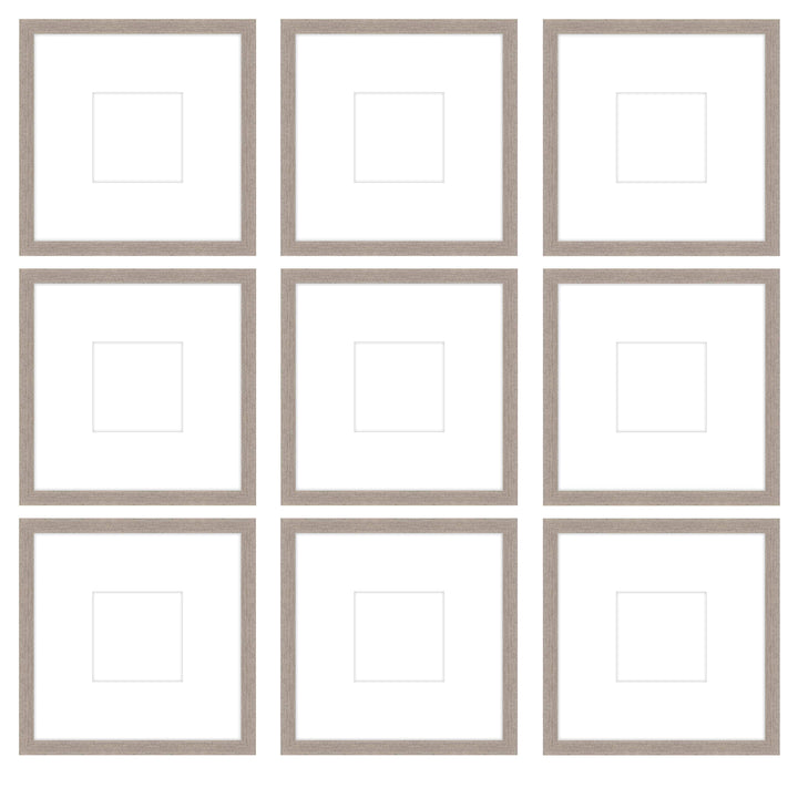 Gallery Wall - The Grids #G905 Jensen / Rustic Gray Gallery Walls Made Easy