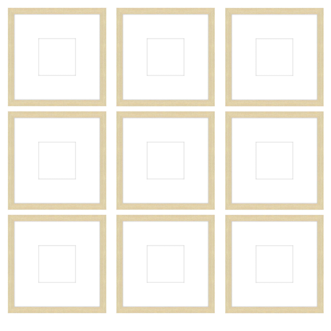 Gallery Wall - The Grids #G905 Jensen / Wheat Gallery Walls Made Easy