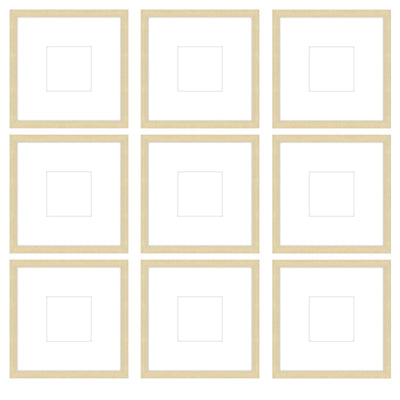 Gallery Wall - The Grids #G905 Jensen / Wheat Gallery Walls Made Easy