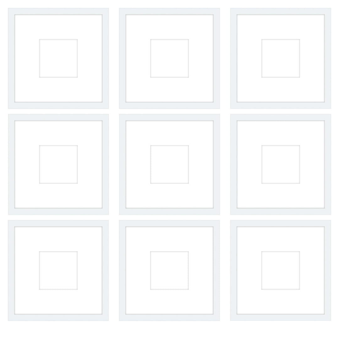 Gallery Wall - The Grids #G905 Jensen / White Gallery Walls Made Easy