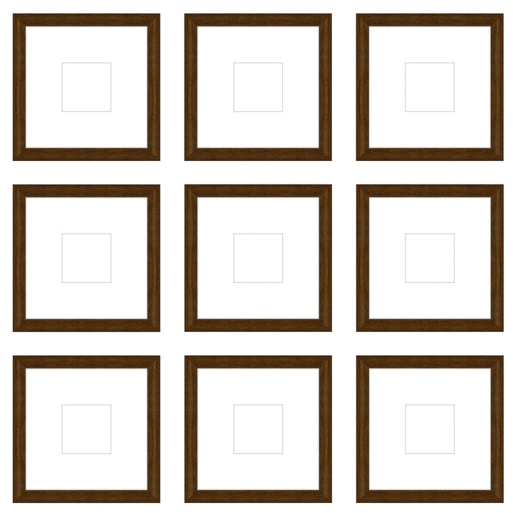 Gallery Wall - The Grids #G906 Darby / Cocoa Gallery Walls Made Easy