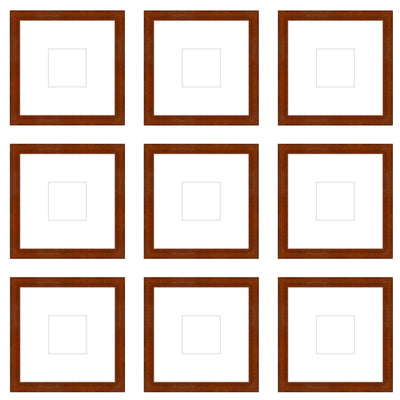 Gallery Wall - The Grids #G906 Darby / Umber Gallery Walls Made Easy