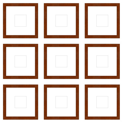 Gallery Wall - The Grids #G906 Darby / Umber Gallery Walls Made Easy