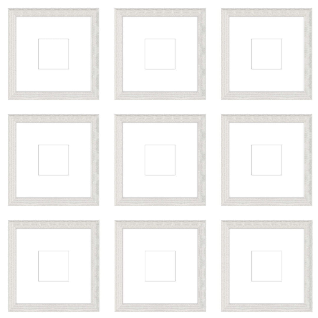 Gallery Wall - The Grids #G906 Darby / White Wash Gallery Walls Made Easy