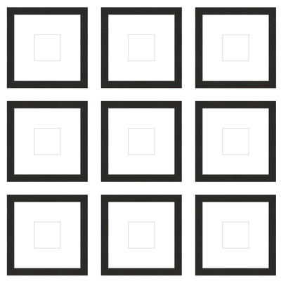 Gallery Wall - The Grids #G906 Gallery Walls Made Easy