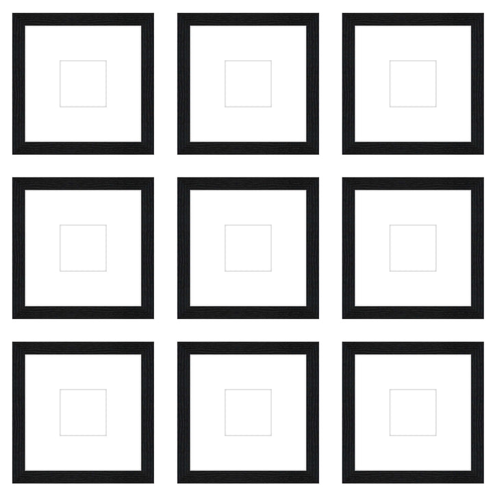 Gallery Wall - The Grids #G906 Jensen / Black Grain Gallery Walls Made Easy