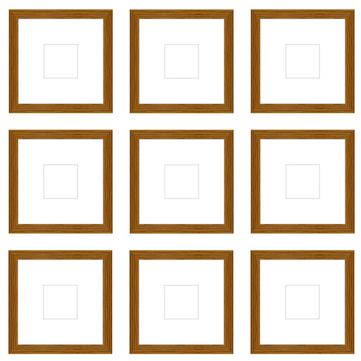 Gallery Wall - The Grids #G906 Jensen / Hazel Gallery Walls Made Easy