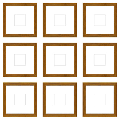 Gallery Wall - The Grids #G906 Jensen / Hazel Gallery Walls Made Easy