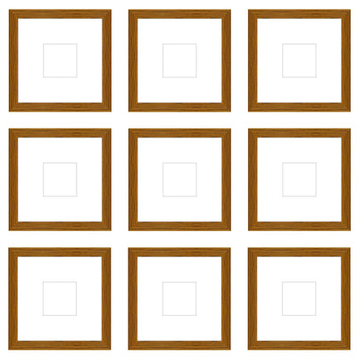 Gallery Wall - The Grids #G906 Jensen / Hazel Gallery Walls Made Easy