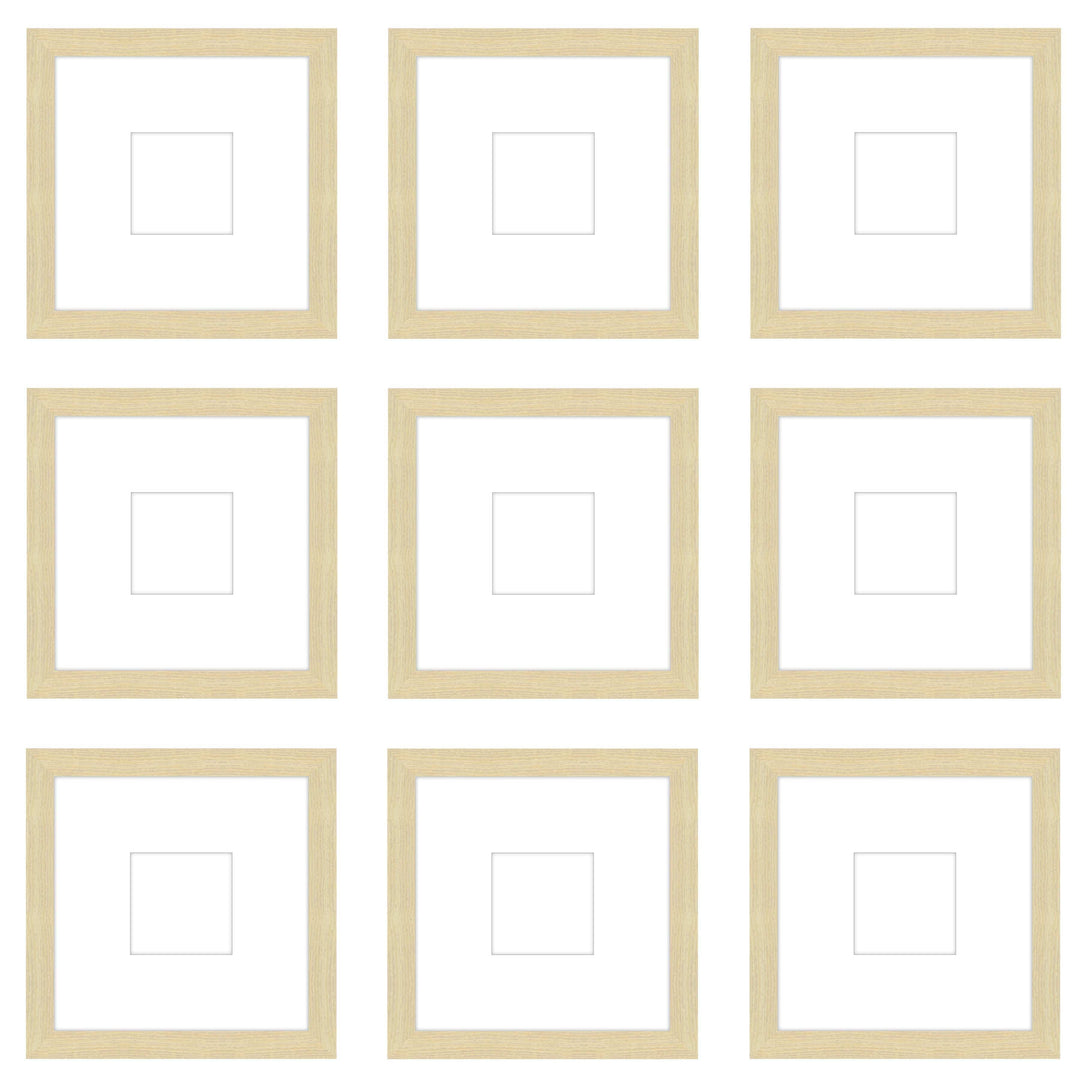 Gallery Wall - The Grids #G906 Jensen / Wheat Gallery Walls Made Easy