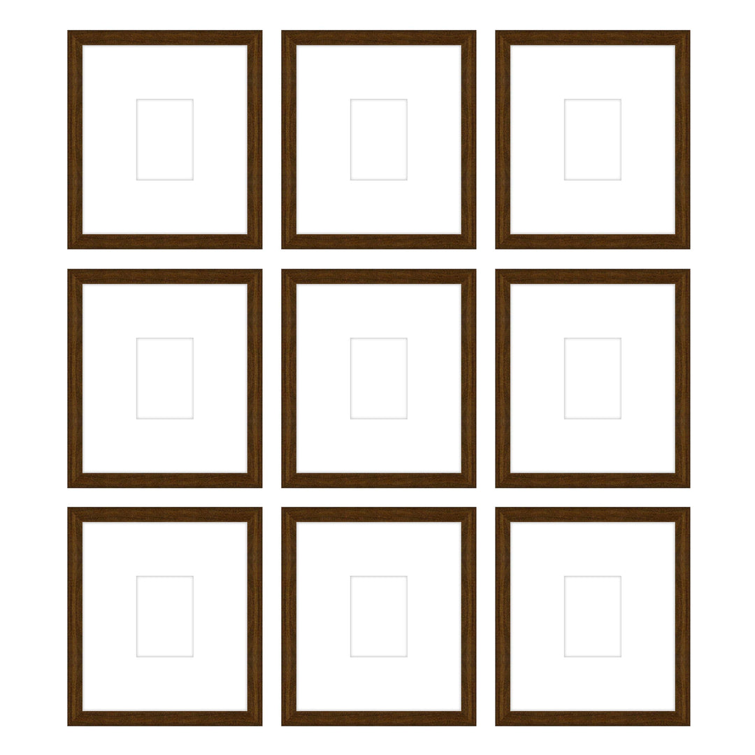 Gallery Wall - The Grids #G907 Darby / Cocoa Gallery Walls Made Easy