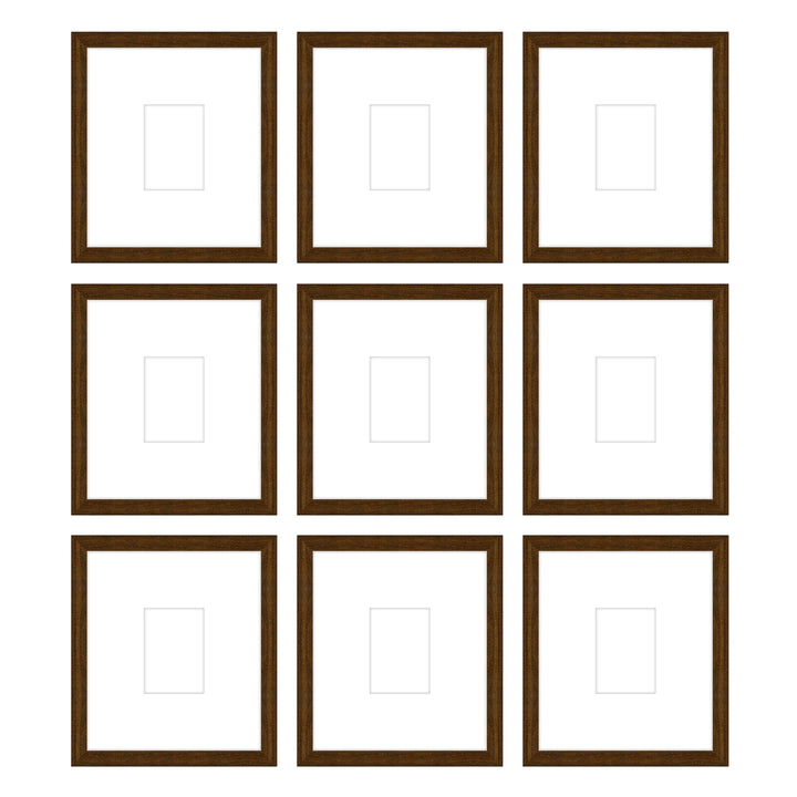 Gallery Wall - The Grids #G907 Darby / Cocoa Gallery Walls Made Easy