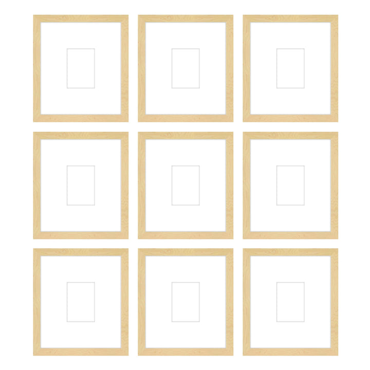 Gallery Wall - The Grids #G907 Darby / Sand Gallery Walls Made Easy