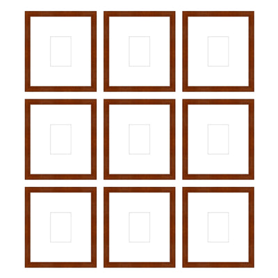 Gallery Wall - The Grids #G907 Darby / Umber Gallery Walls Made Easy