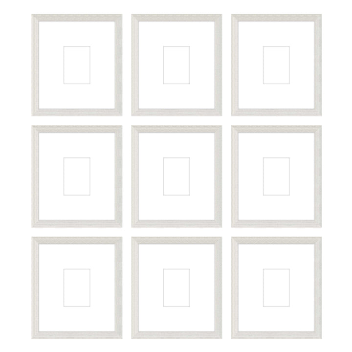 Gallery Wall - The Grids #G907 Darby / White Wash Gallery Walls Made Easy
