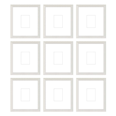 Gallery Wall - The Grids #G907 Darby / White Wash Gallery Walls Made Easy