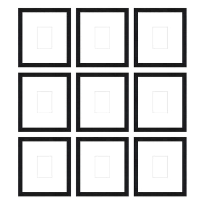 Gallery Wall - The Grids #G907 Jensen / Black Grain Gallery Walls Made Easy