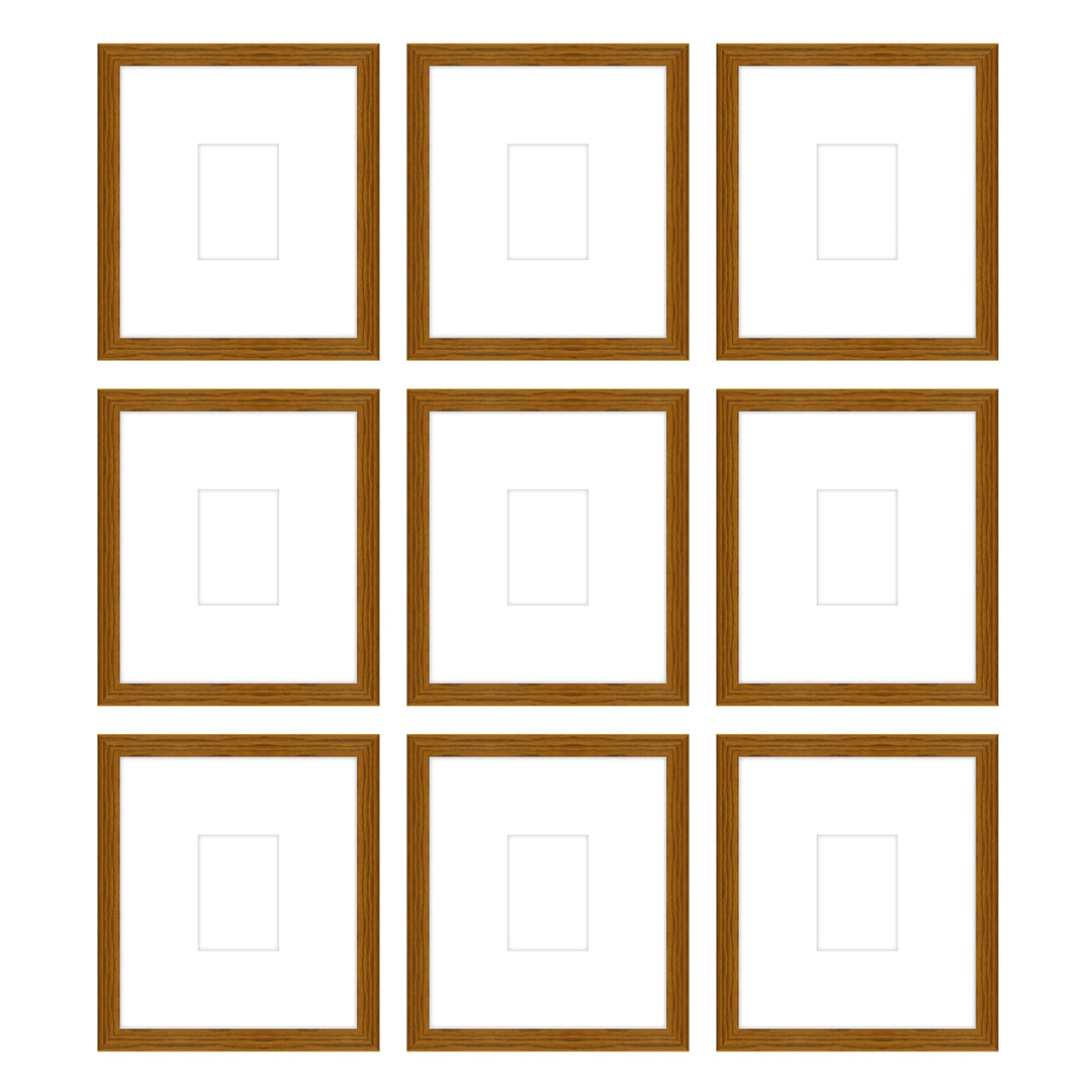 Gallery Wall - The Grids #G907 Jensen / Hazel Gallery Walls Made Easy