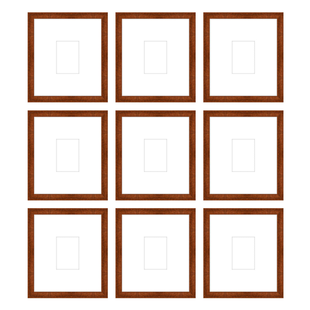 Gallery Wall - The Grids #G907 Jensen / Russet Gallery Walls Made Easy