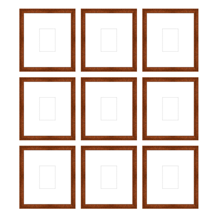 Gallery Wall - The Grids #G907 Jensen / Russet Gallery Walls Made Easy