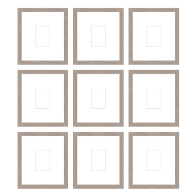 Gallery Wall - The Grids #G907 Jensen / Rustic Gray Gallery Walls Made Easy