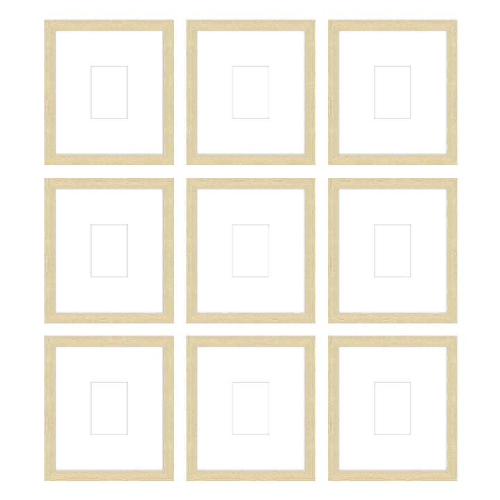 Gallery Wall - The Grids #G907 Jensen / Wheat Gallery Walls Made Easy