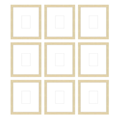 Gallery Wall - The Grids #G907 Jensen / Wheat Gallery Walls Made Easy
