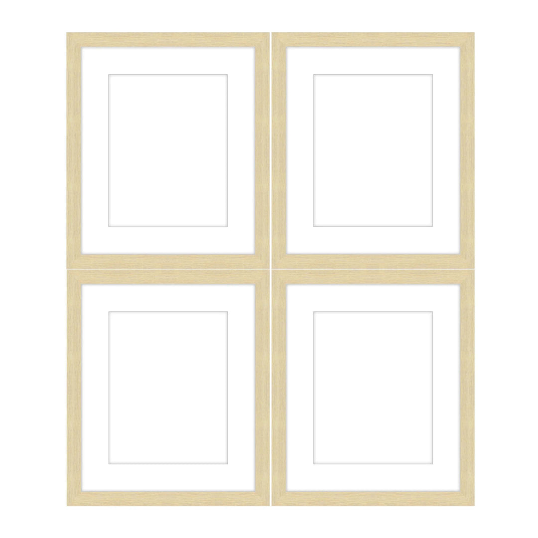Gallery Wall - The Quads #Q201 Jensen / Wheat Gallery Walls Made Easy