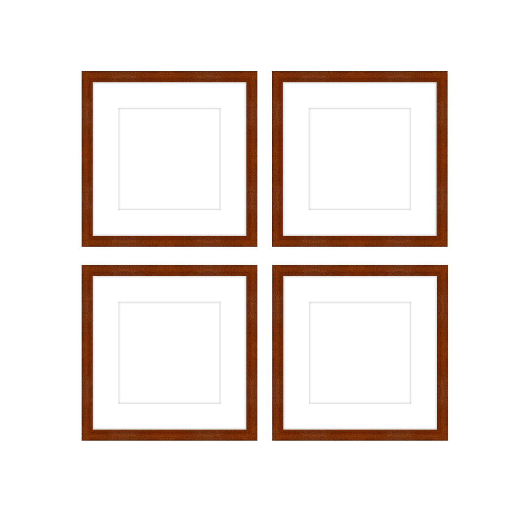 Gallery Wall - The Quads #Q202 Darby / Umber Gallery Walls Made Easy