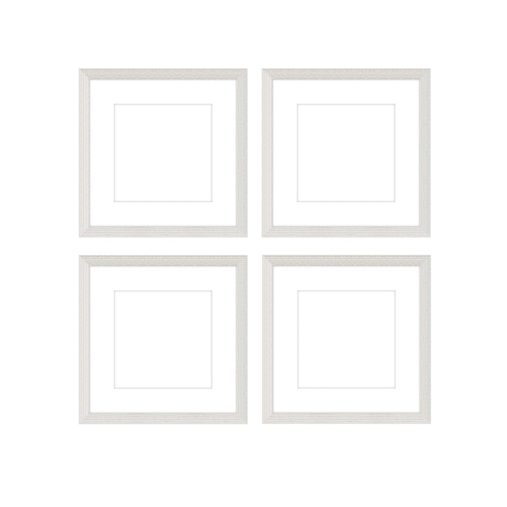 Gallery Wall - The Quads #Q202 Darby / White Wash Gallery Walls Made Easy