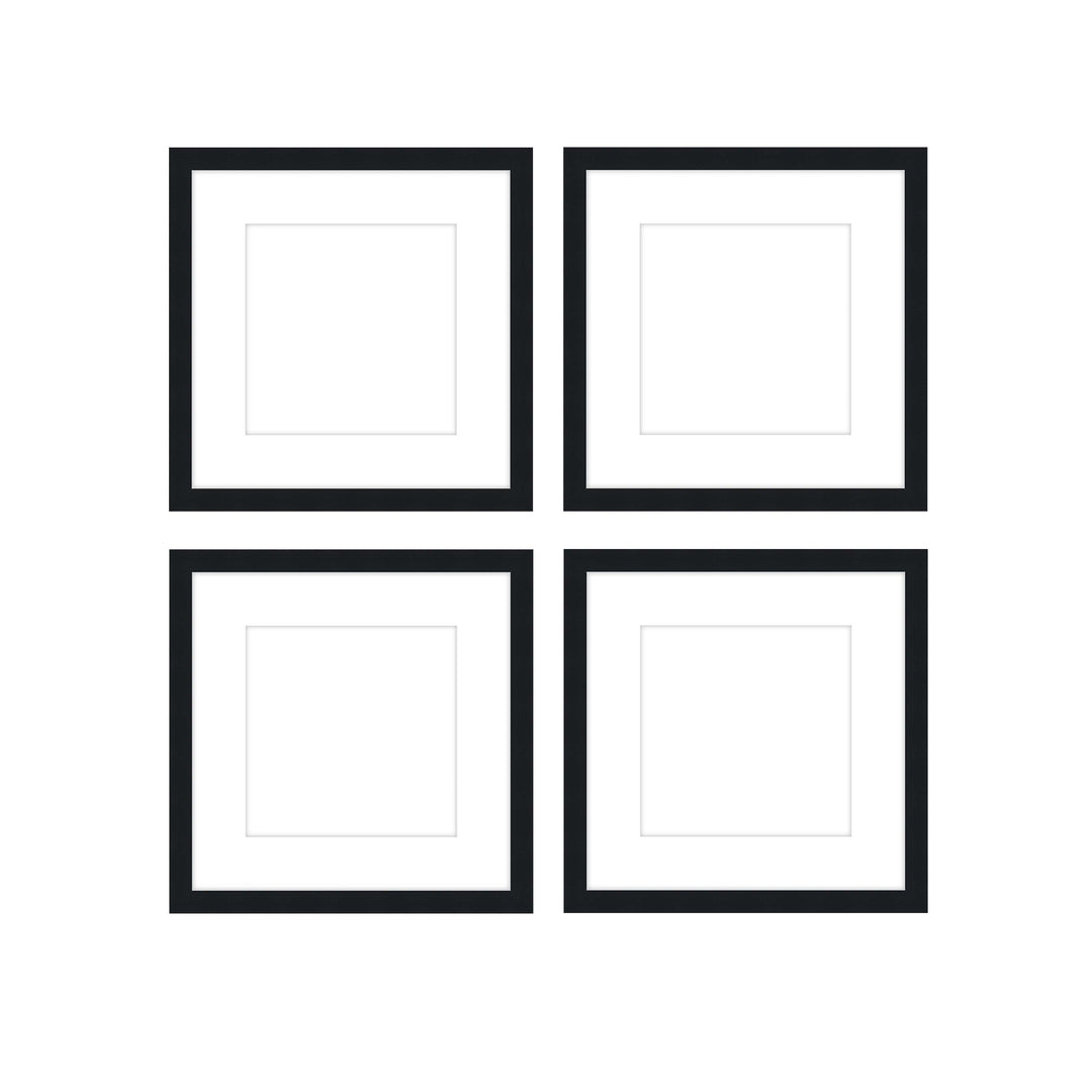 Gallery Wall - The Quads #Q202 Jensen / Black Satin Gallery Walls Made Easy