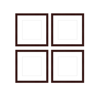 Gallery Wall - The Quads #Q202 Jensen / Merlot Gallery Walls Made Easy