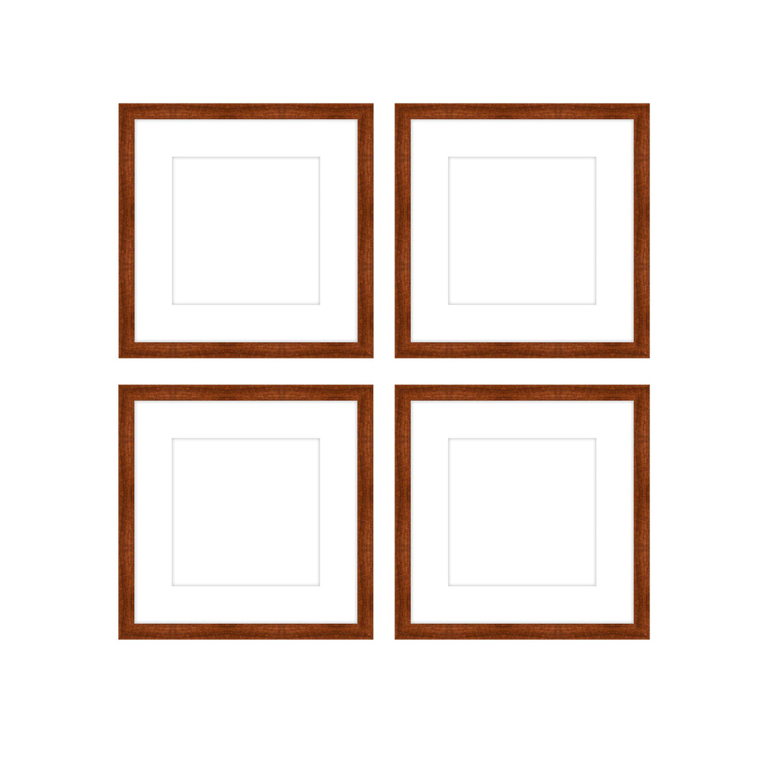 Gallery Wall - The Quads #Q202 Jensen / Russet Gallery Walls Made Easy