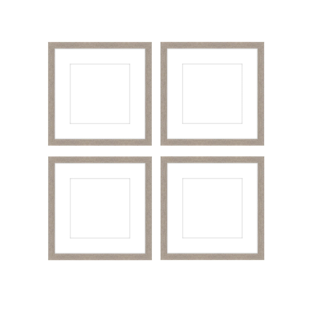 Gallery Wall - The Quads #Q202 Jensen / Rustic Gray Gallery Walls Made Easy