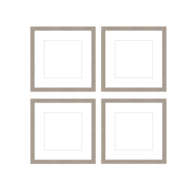 Gallery Wall - The Quads #Q202 Jensen / Rustic Gray Gallery Walls Made Easy