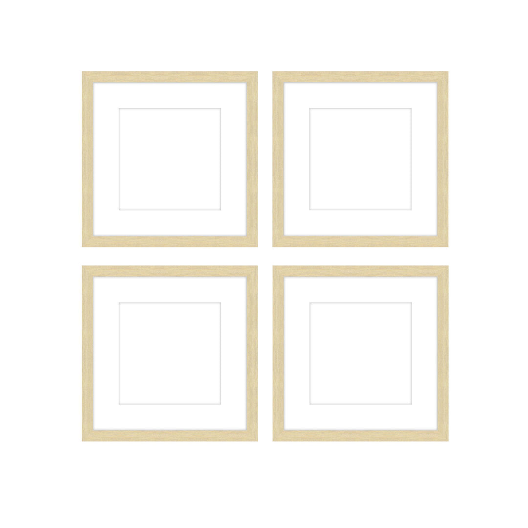 Gallery Wall - The Quads #Q202 Jensen / Wheat Gallery Walls Made Easy