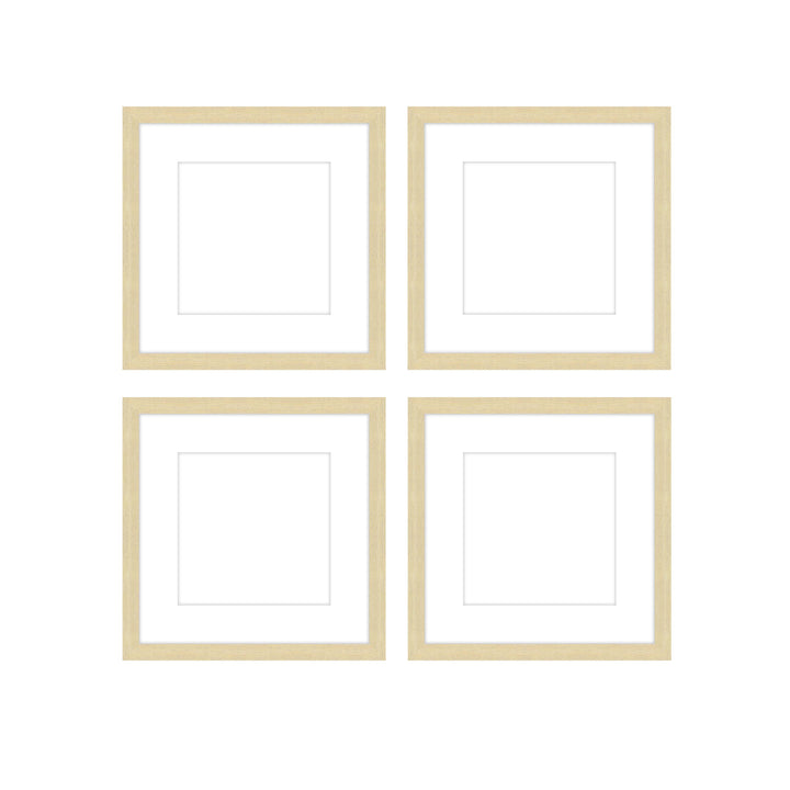 Gallery Wall - The Quads #Q202 Jensen / Wheat Gallery Walls Made Easy