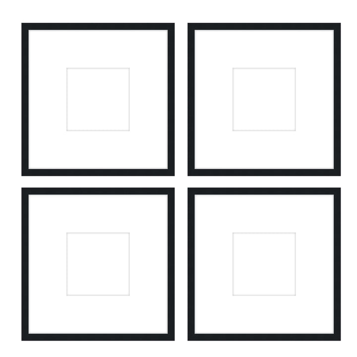 Gallery Wall - The Quads #Q203 Darby / Black Satin Gallery Walls Made Easy