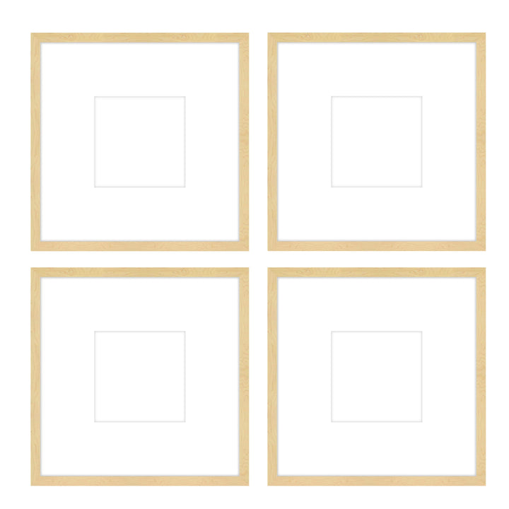 Gallery Wall - The Quads #Q203 Darby / Sand Gallery Walls Made Easy