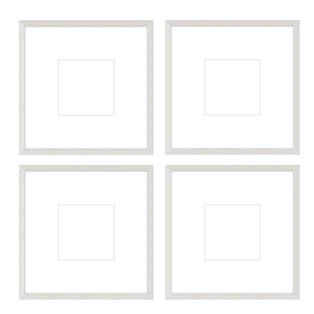 Gallery Wall - The Quads #Q203 Darby / White Wash Gallery Walls Made Easy