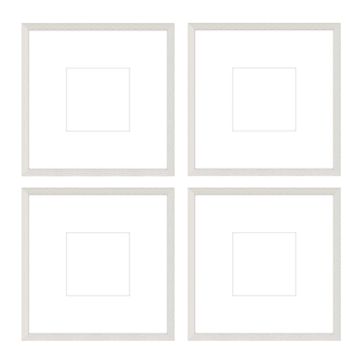 Gallery Wall - The Quads #Q203 Darby / White Wash Gallery Walls Made Easy