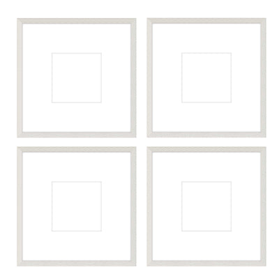 Gallery Wall - The Quads #Q203 Darby / White Wash Gallery Walls Made Easy