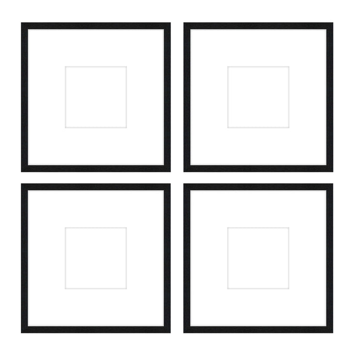 Gallery Wall - The Quads #Q203 Jensen / Black Grain Gallery Walls Made Easy