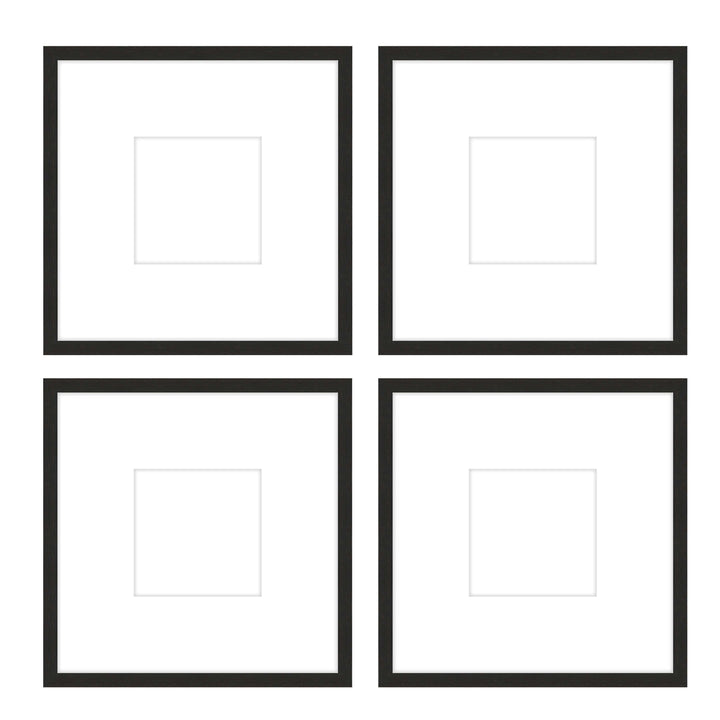 Gallery Wall - The Quads #Q203 Jensen / Coffee Gallery Walls Made Easy