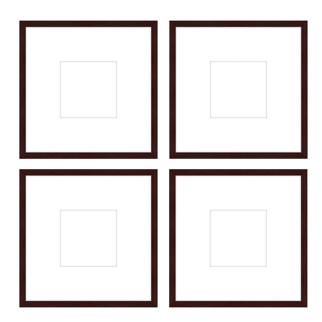 Gallery Wall - The Quads #Q203 Jensen / Merlot Gallery Walls Made Easy